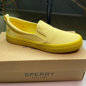 Yellow slip on size 7